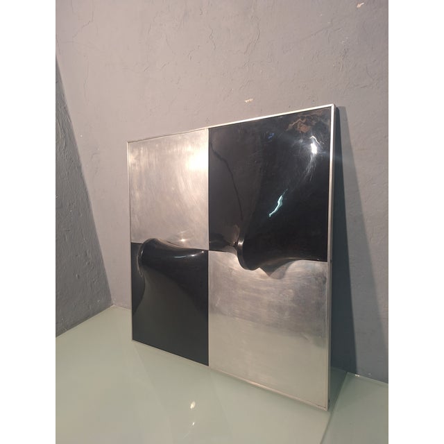 Agostino Bonalumi, Composition, Thermoformed Plastic and Aluminum, 1974 For Sale - Image 4 of 9