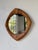 Brown Vintage French Riviera Wicker-Framed Mirror, 1960s For Sale - Image 8 of 18