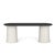Fat table 5141 in polyethylene by loope dimensions: d 195 x w 65 x h 71 cm. Materials: recycled polyethylene