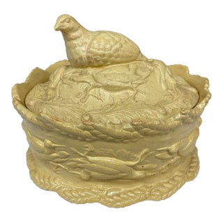19th Century English Caneware Tureen For Sale