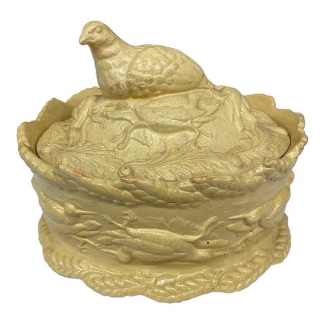19th Century English Caneware Tureen For Sale