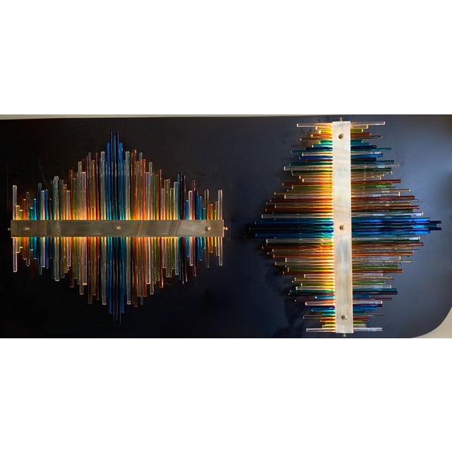 Murano Vibrations Wall Lamp from Enrico Neri, 1960s For Sale - Image 12 of 12