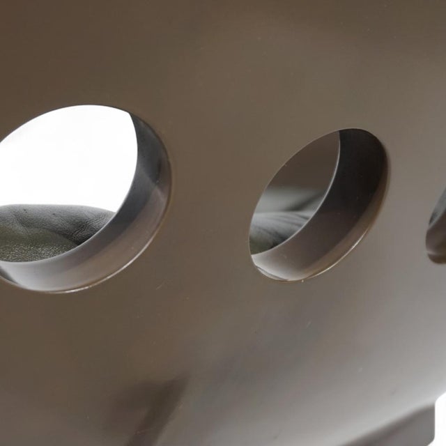 Space Age 7112 Leather Office Chair by Martin Stoll for Stoll Giroflex, 1970 For Sale - Image 12 of 18