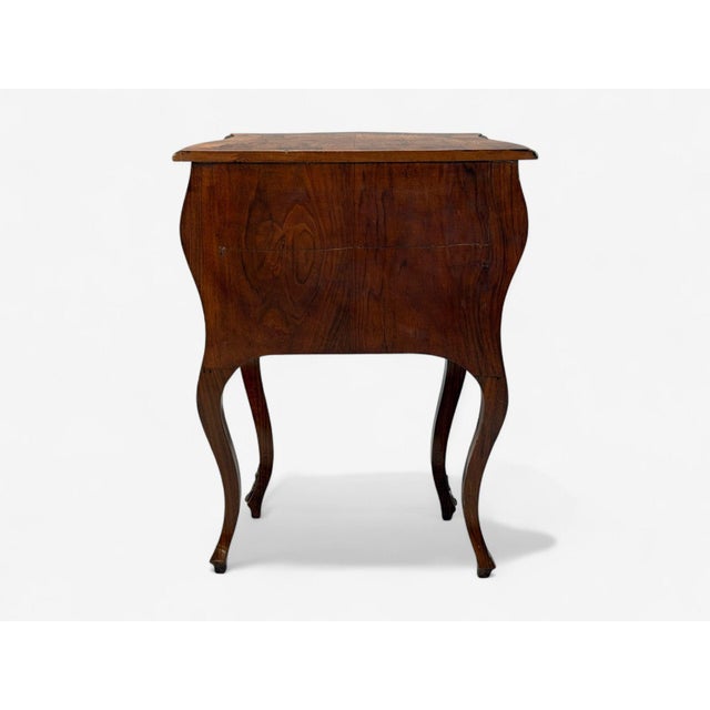 Louis XV Style, Small Bombay Chest, Walnut, Porcelain, Bronze, Austria, 19th C. For Sale - Image 13 of 15