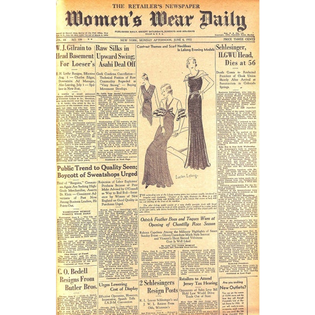 Women's Wear Daily June 1932 For Sale - Image 10 of 11