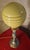Rococo Bronze Lamp with Yellow-Green Opaline Glass Shade, 1900 For Sale - Image 4 of 7