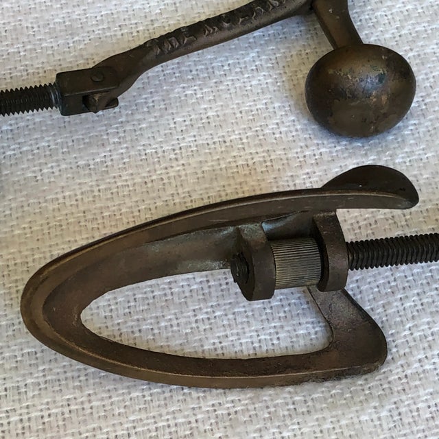 Circa 1920 Solid Brass Equestrian Riding Boot Trees -- a Pair For Sale In Baltimore - Image 6 of 10