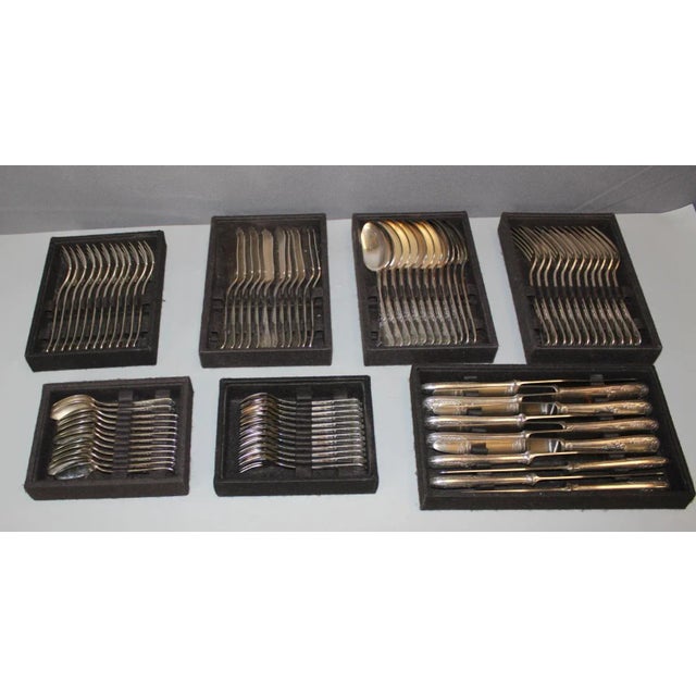 Louis XV Style Cutlery Service from François Frionnet, 1940s, Set of 84 For Sale - Image 17 of 17