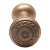 Antique 1900s Bronze Lockwood Radial Door Knobs For Sale