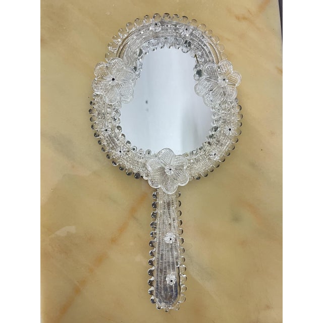 Mid-Century Modern Murano Glass Table Mirror, 1960s For Sale - Image 8 of 11