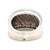 Modern David Yurman .50ctw Diamond Thick Cigar Band Ring, Sterling Silver, Ring Size 7 For Sale - Image 3 of 7