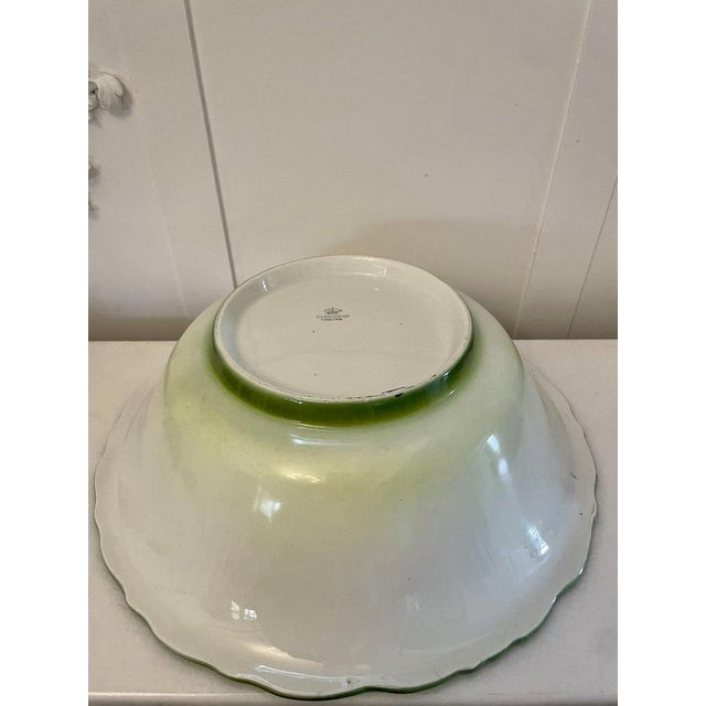 Green Art Nouveau Jug and Bowl Set, 1905, Set of 2 For Sale - Image 8 of 18