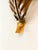 Mid-Century Modern Brown Metal Palm Leaf For Sale - Image 3 of 18