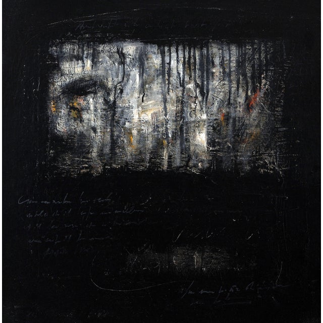 Textile Massimo d'Orta, Il Grande Inverno (The Great Winter), Mixed Media on Canvas, 2007 For Sale - Image 7 of 7