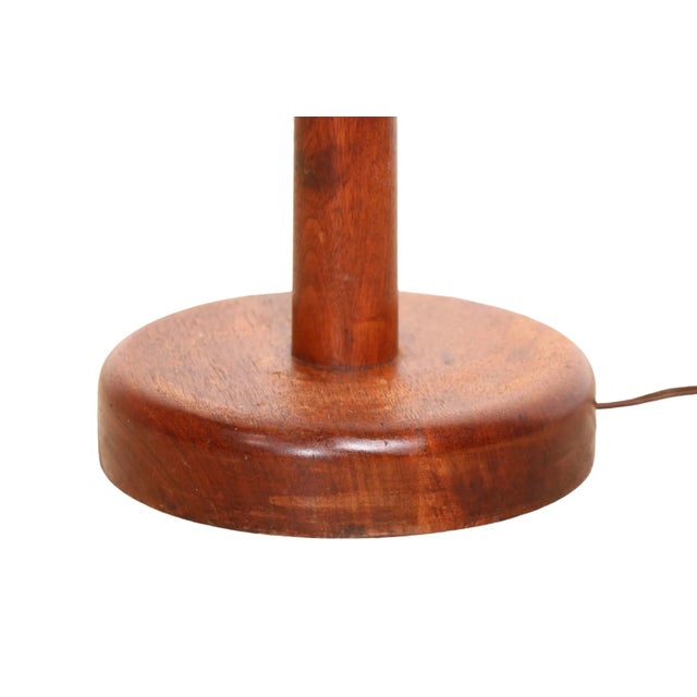 Mid Century Modern Danish Style Wood Floor Lamp C 1950/1960’s For Sale - Image 11 of 13