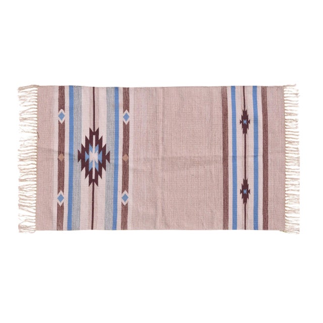 Sunflower Rug, 6x9, Khaki & Brown For Sale