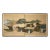 C. 1960s "The Tale of Genji", Showa Era Japanese Painted Silk Byobu Screen For Sale