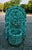 2020s Emerald Teal Arched Moroccan Mosaic Tile Fountain For Sale - Image 5 of 6