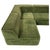 Vintage Trio Sofa in Green Teddy Fabric from Cor, 1970s, Set of 4 For Sale - Image 11 of 14