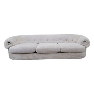 MCM Cream Teddy Bear Sofa by Schweiger Industries For Sale