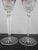 Hollywood Regency Waterford Crystal Clarendon Ruby Red Champagne Flutes 10" Pair For Sale - Image 3 of 9
