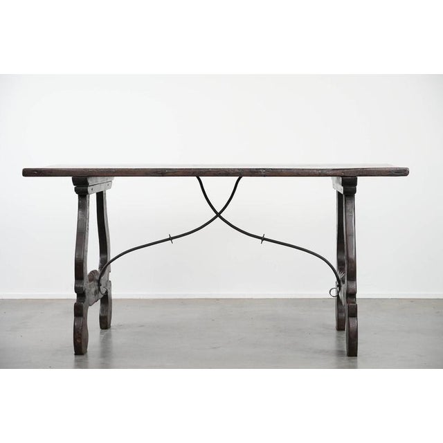 Antique Spanish Side Table, 1700s For Sale - Image 6 of 17