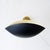 Mid-Century Modern Vintage Wall Light in Brass and Aluminium, 1950s For Sale - Image 3 of 8