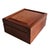 Campaign Vintage Tropical Hardwood Humidor With Spanish Cedar Lining For Sale - Image 3 of 15