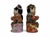 Ceramic Large 16" Vintage Chinese Porcelain Good Fortune Figurines - Jintong & Yunu Pair For Sale - Image 7 of 8