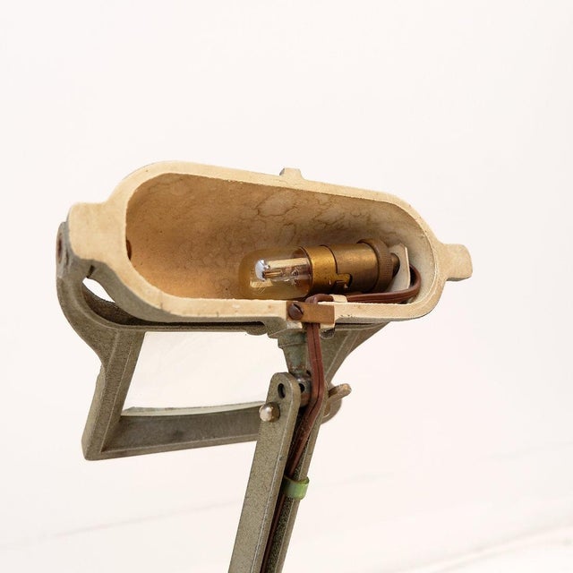 Industrial Magnifying Lamp by Gruber, 1950s For Sale - Image 13 of 17