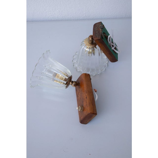 Barovier & Toso Set of 2 Art Decò Barovier & Toso Wall Light Murano Art Glass, 1940s For Sale - Image 4 of 12