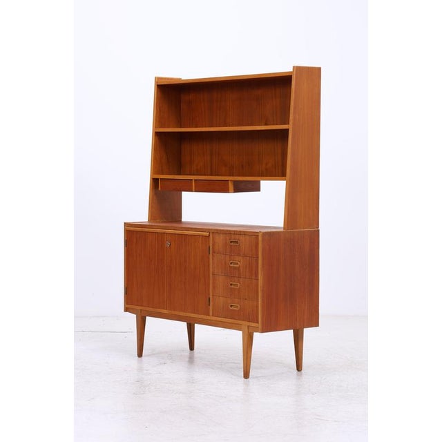 Mid-Century Teak Bookcase with Drawers For Sale - Image 16 of 17
