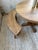 Vintage Round Oak Table and Benches, 1950s, Set of 3 For Sale - Image 10 of 18