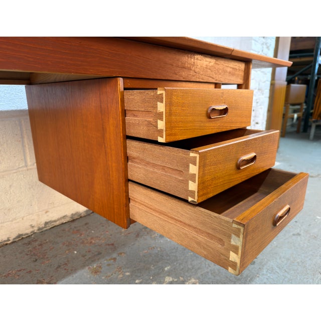 Mid-Century Teak Drop-Leaf Desk by Arne Vodder for H. Sigh & Søns For Sale - Image 14 of 18