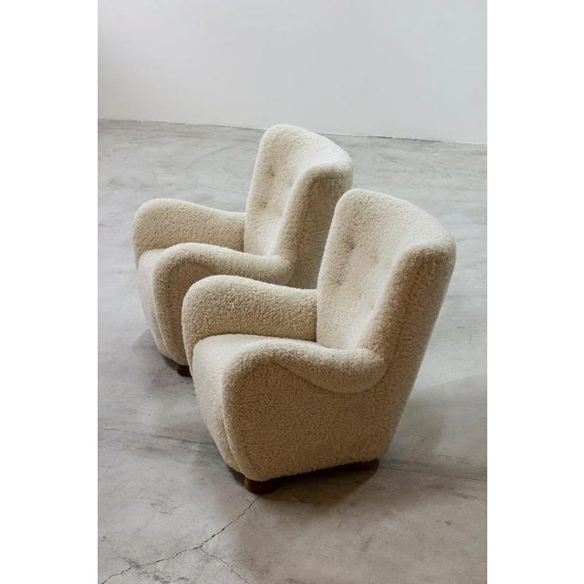 Set of Lounge Chairs in the style of Blomstedt, 1940s For Sale - Image 10 of 12