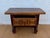 1930s Spanish Carved Wood Side Table with Geometric Decoration and Spiral Legs, 1930 For Sale - Image 5 of 15