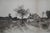 Antique Ernest C Rost Country Farmhouse Panoramic Landscape Etching 31" For Sale - Image 9 of 13
