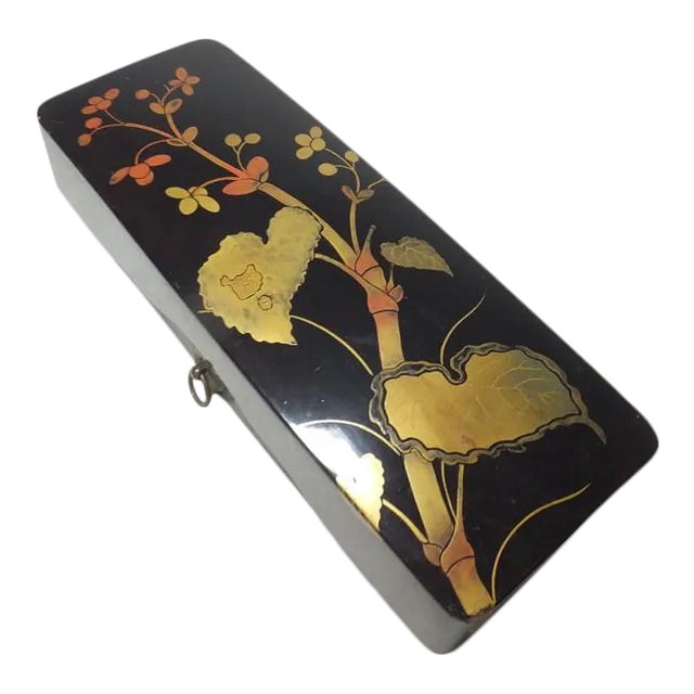 19th Century Japanese Lacquered Fubako For Sale