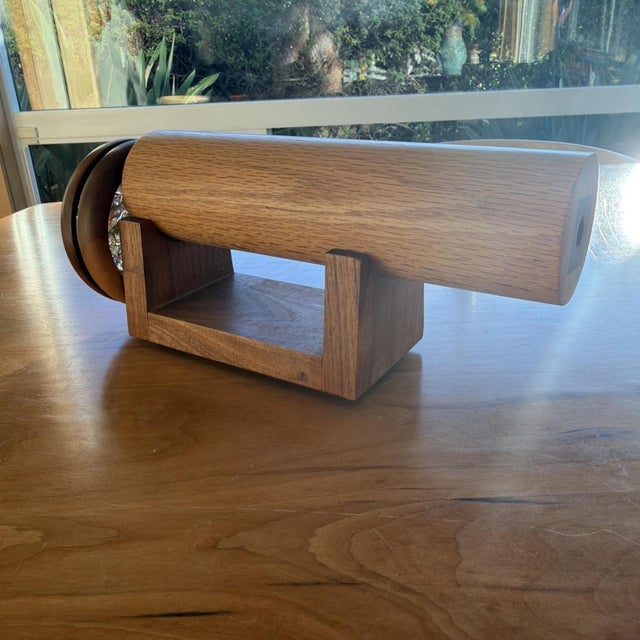 2000 - 2009 Vintage Double Viewer Artisan Kaleidoscope Fused Art Glass Wheel 11.5" For Sale - Image 5 of 10