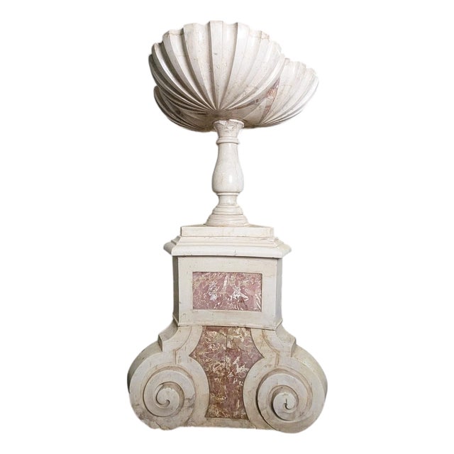 Large Antique Marble Basin, 1600s For Sale