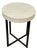 West Elm Bone Side Table, Ivory For Sale