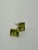 Metal 14k Emerald Cut Peridot Earrings - 2 Pieces For Sale - Image 7 of 8