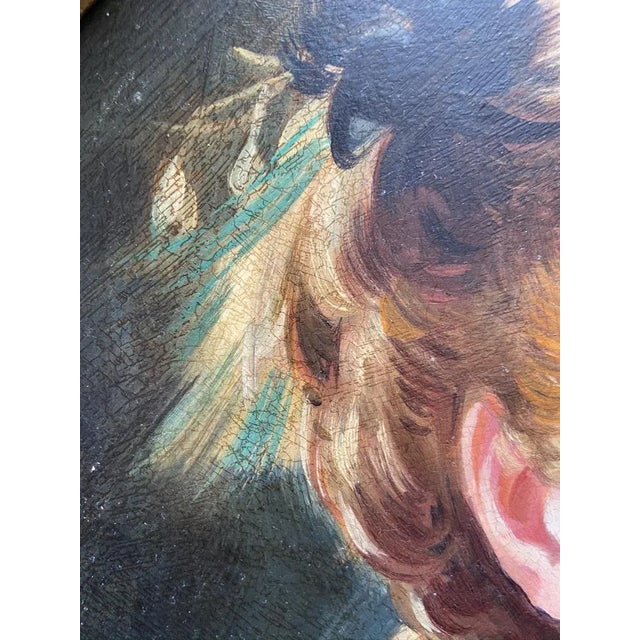 Early 21st Century Angelo Granati, Portrait, Oil on Panel, 2019, Framed For Sale - Image 5 of 9