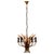 20th Century Italian Gilded Florentine Tole Wheat Sheaf Chandelier by Hans Kögl For Sale - Image 15 of 18