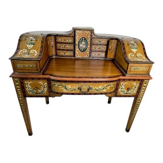 Late 20th Century Hand-Painted French Writing Desk - Sale Price $700, Reduced From $995 For Sale