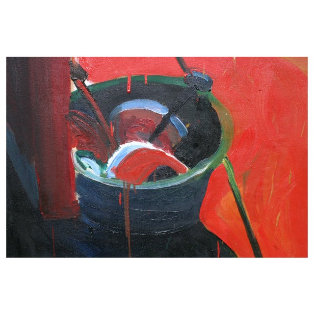 "Pan of Bolts" and on Verso Joan Brown Swimming W/Manuel Neri Walking on Water Sally Wilt studied with Joan at California...