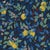 English Boråstapeter Citronträd Fabric In Spruce And Blue For Sale - Image 3 of 5