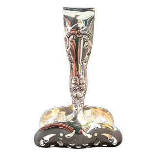 Vintage Silver Plated Asparagus Tongs by Godinger, for Tiffany & Co. Reproduction of 19th Century Design For Sale