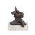 Bronze Angels Back Sculpture on Marble Base For Sale - Image 6 of 6