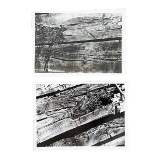 Abstract Wood Photographs - a Pair For Sale
